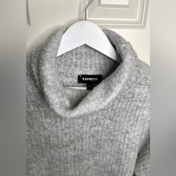 Express Grey Turtleneck Sweater - Picture 3 of 3